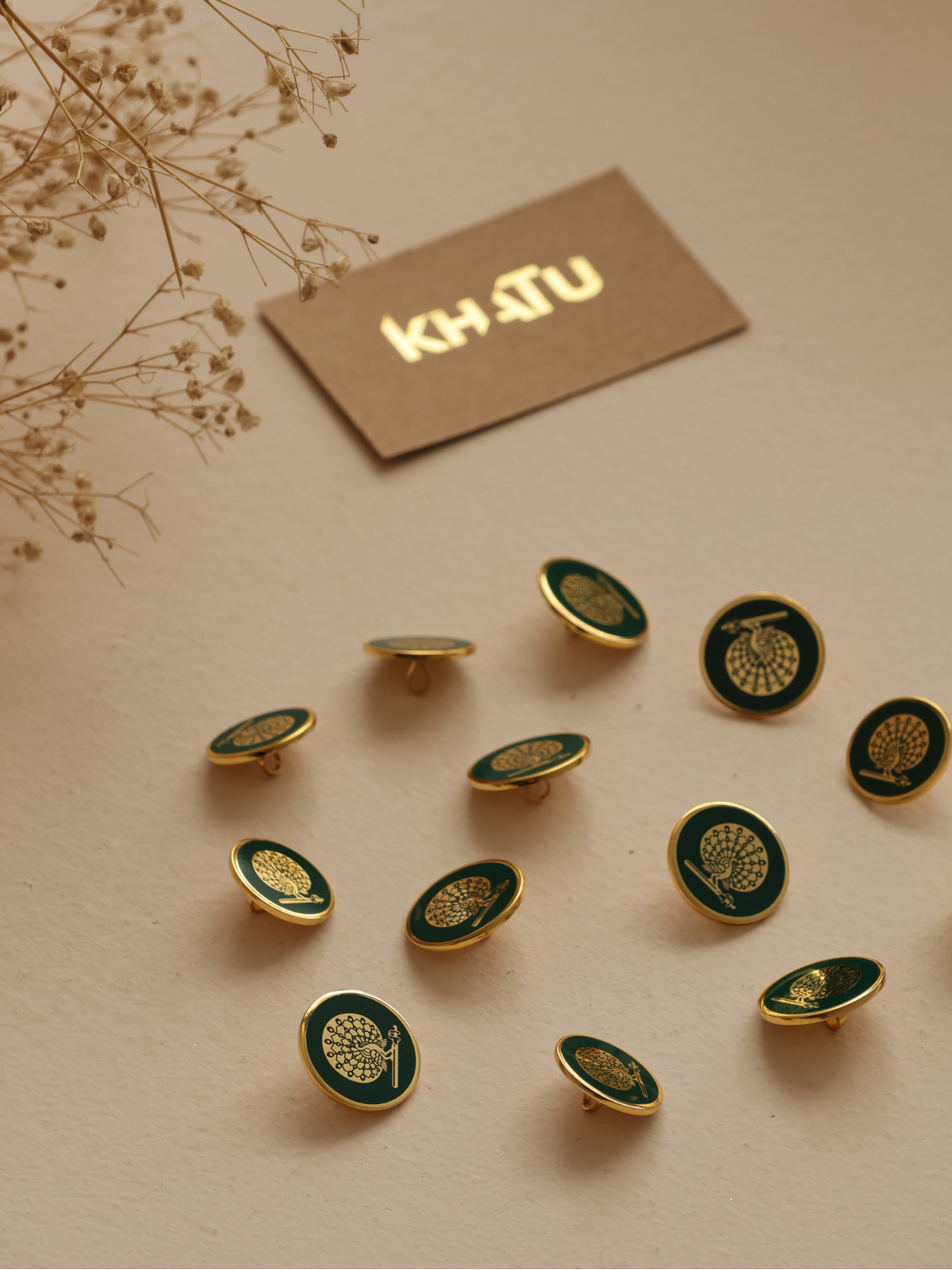 Peacock Green Cufflinks