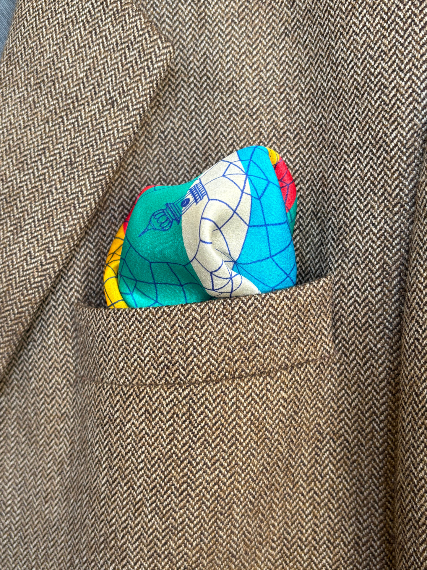 Mayo Elements Pocket Square