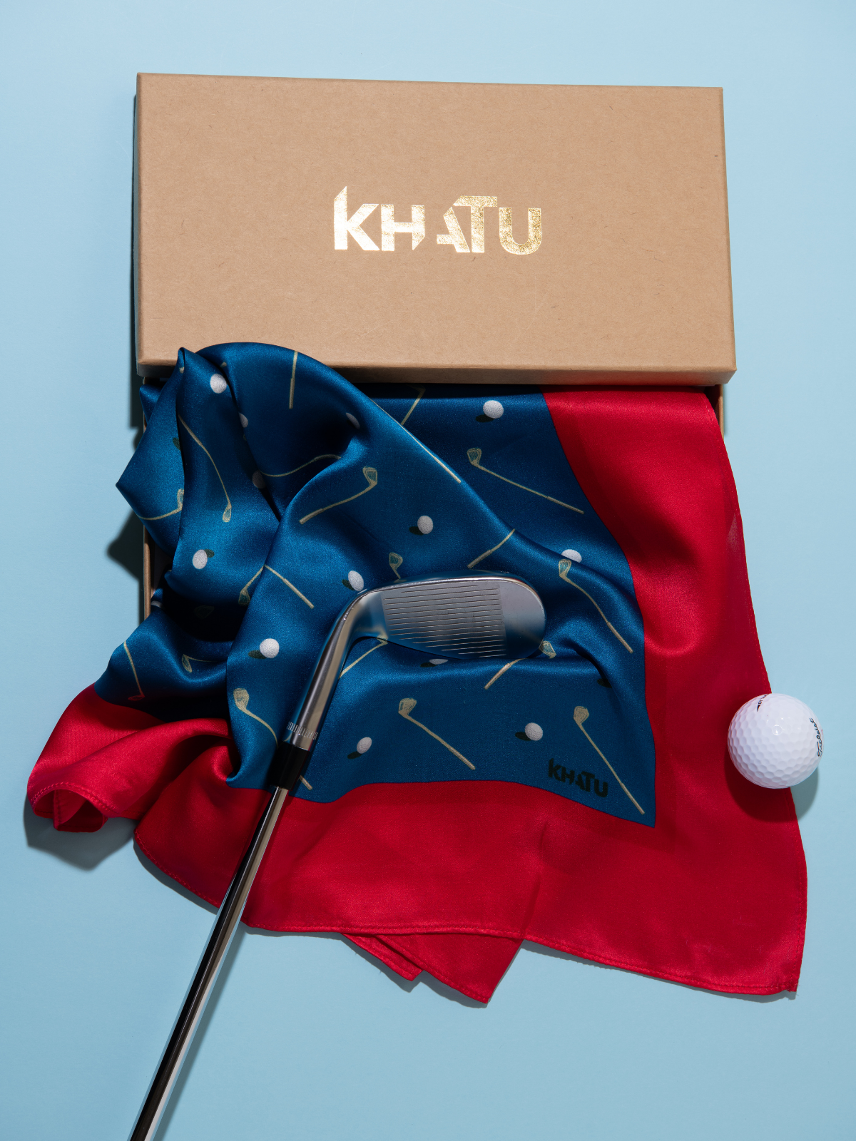 Scarf Golf Club Blue