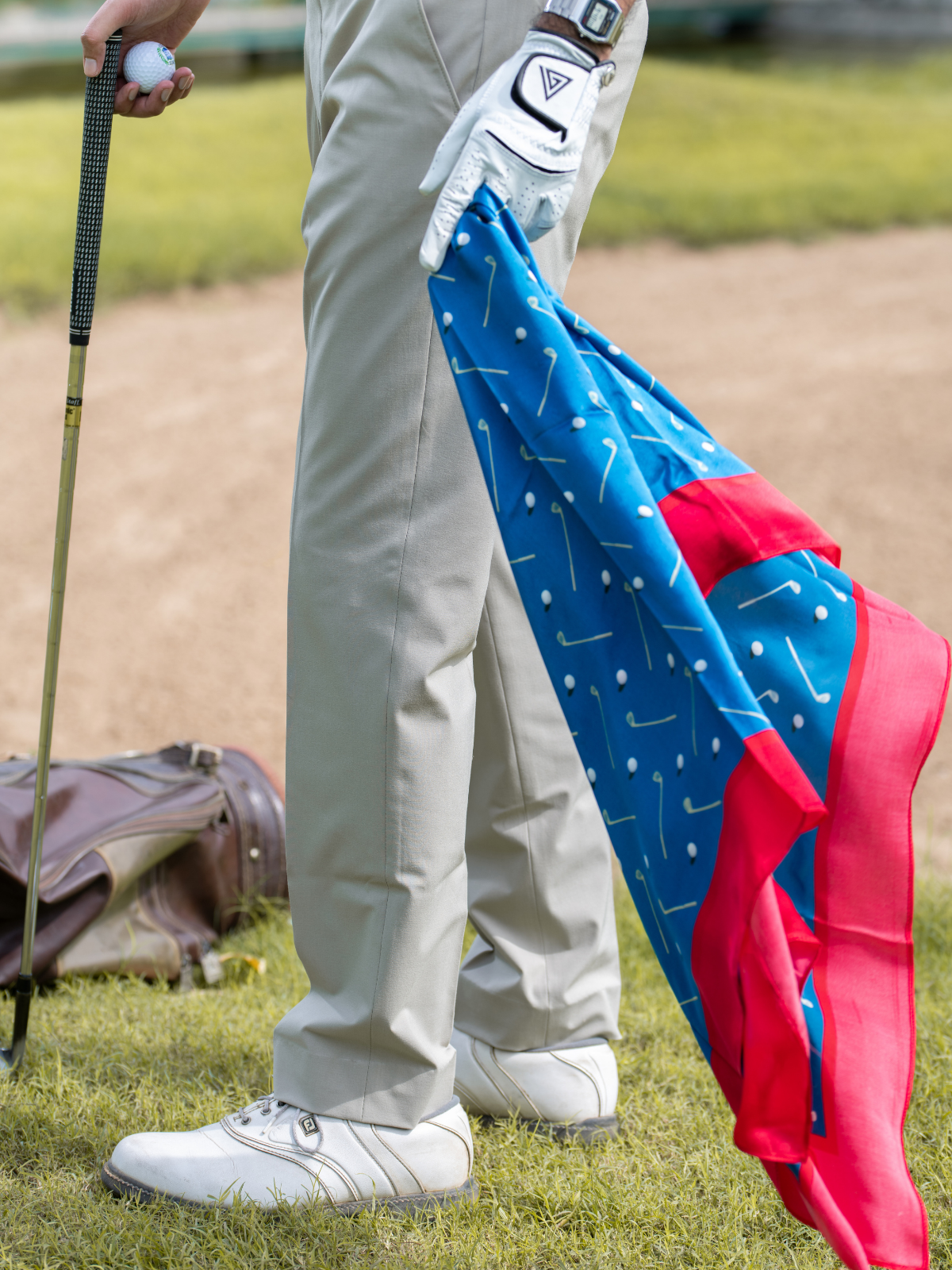 Scarf Golf Club Blue