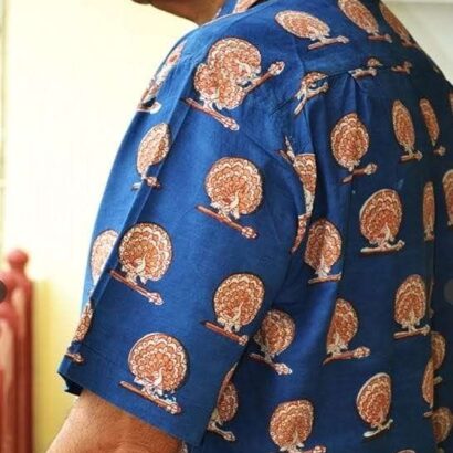 Peacock Indigo Shirt