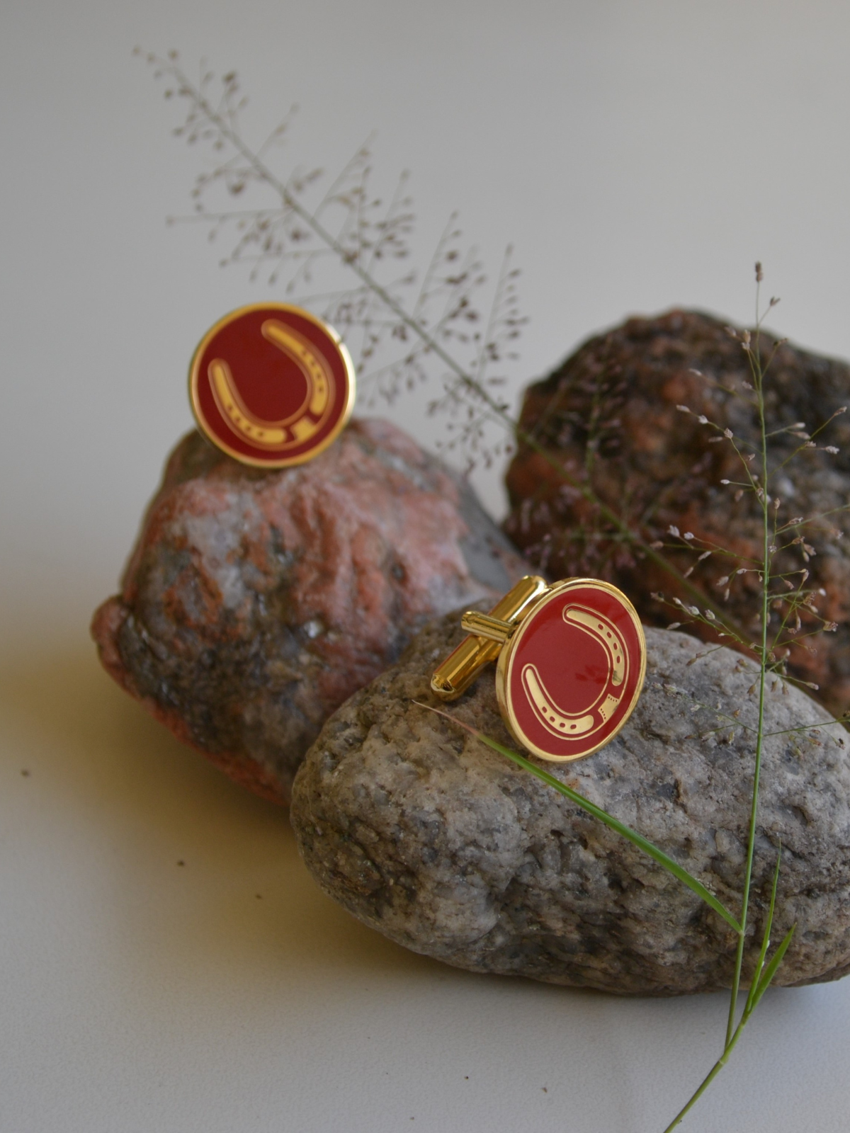 Horse Shoe Silver Cufflinks