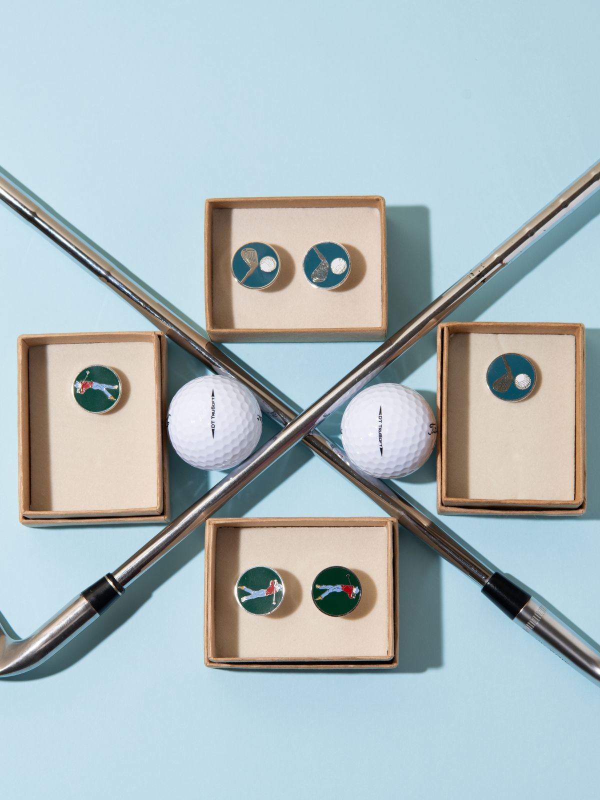 Lapel Pin Golfer Green
