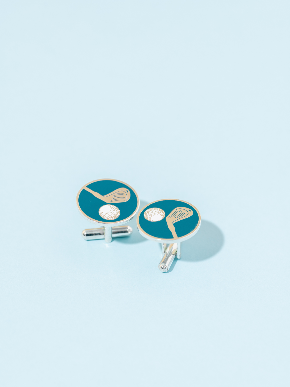 Cufflinks Golf Club Blue