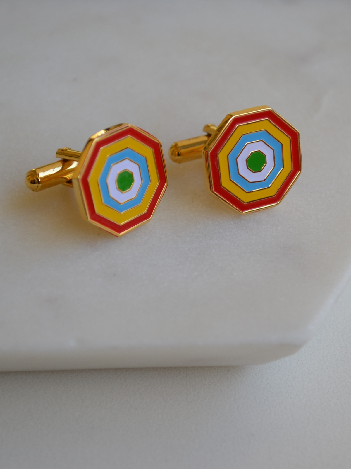 Octagon Cufflinks for Men