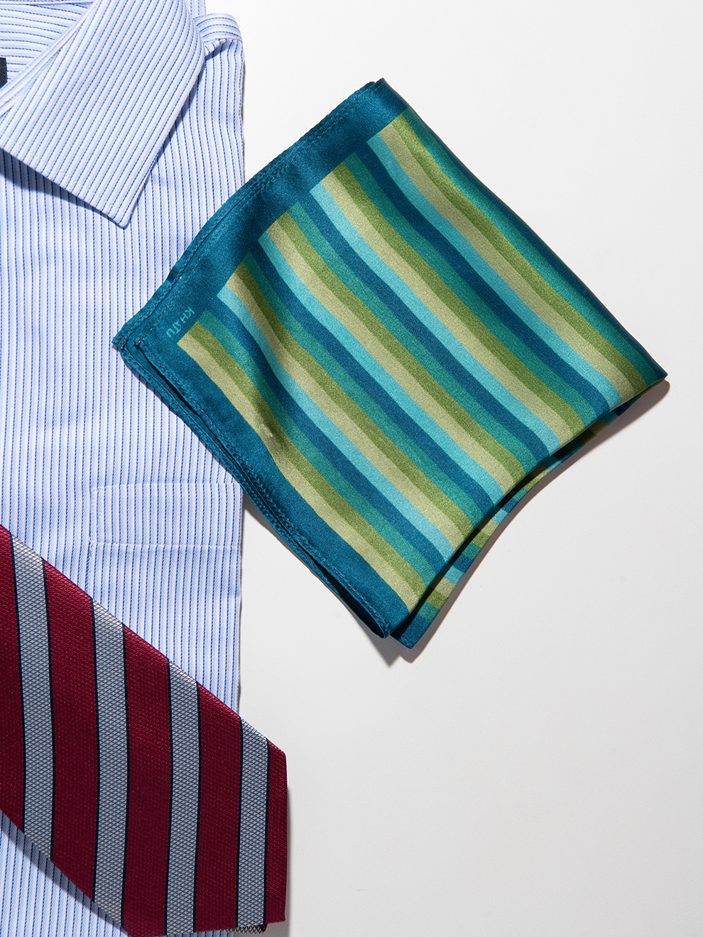 Teej Stripes – Blue & Green