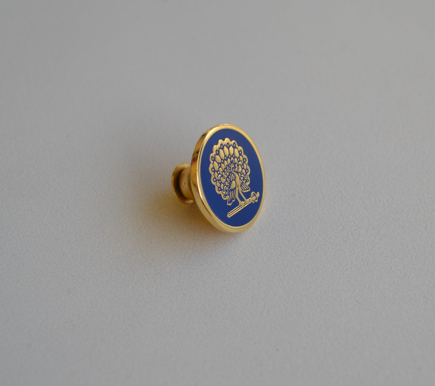 Lapel Pin Peacock Blue
