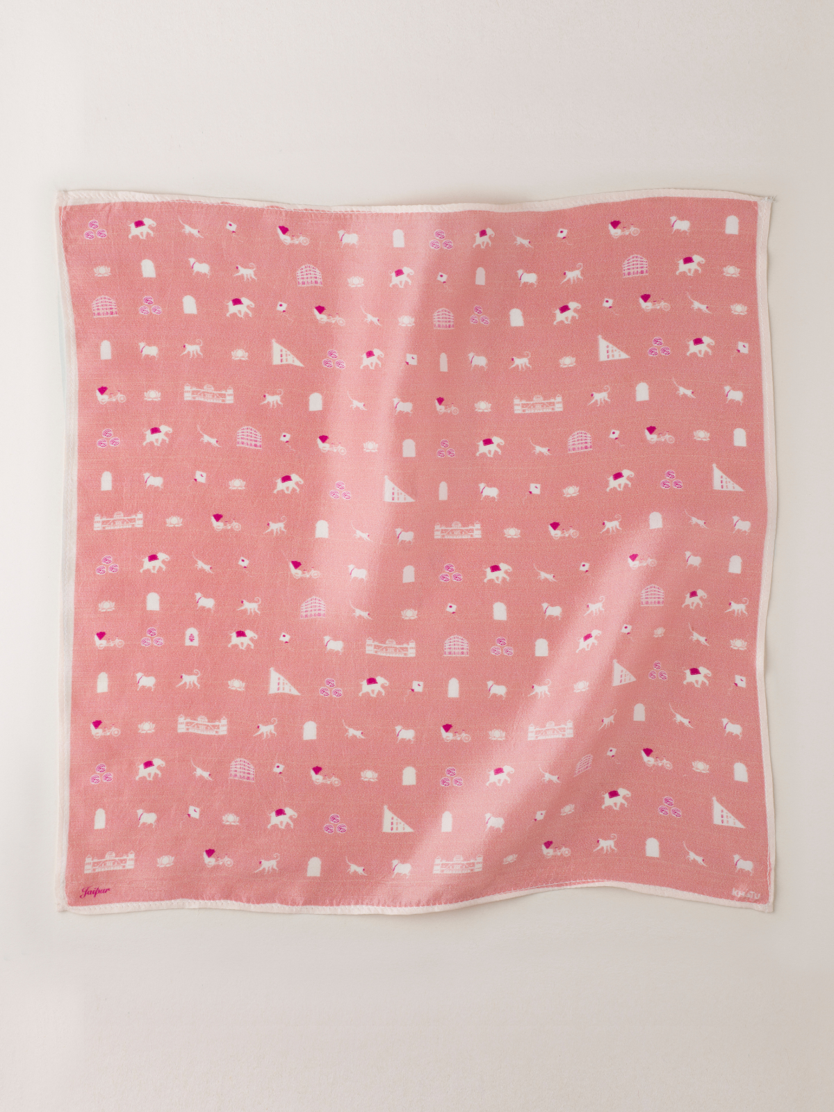 Pink Pocket Square Jaipur