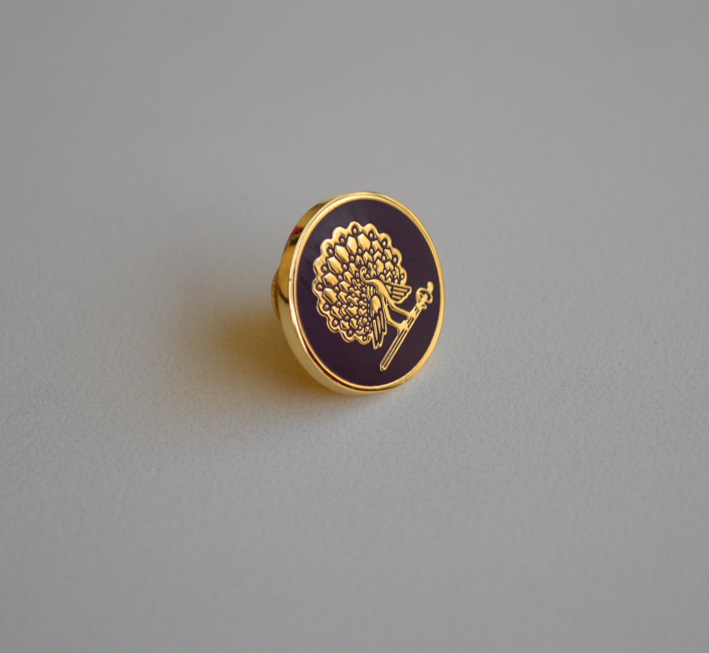 Lapel Pin Peacock Blue