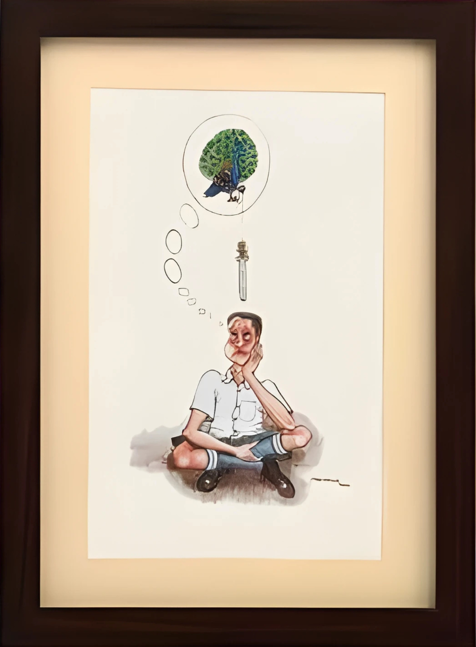 Sword over the head Cartoon