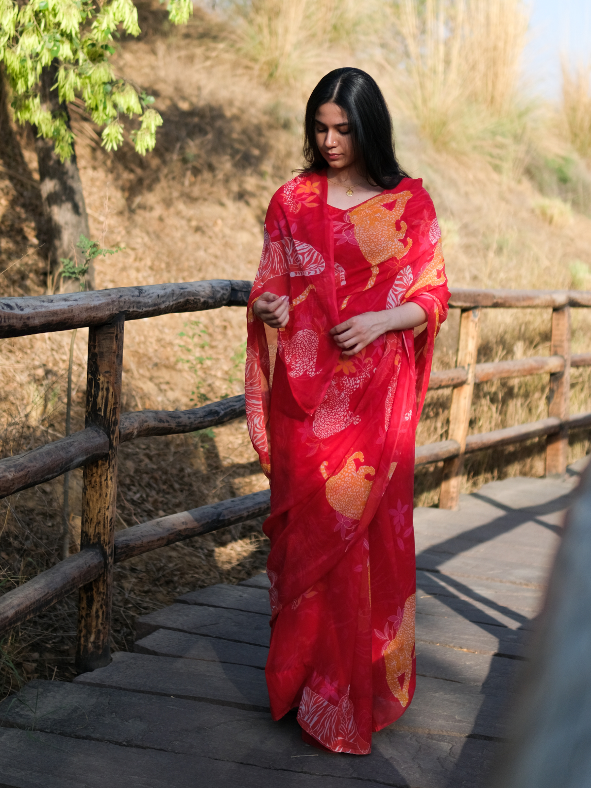 Wild Life Saree