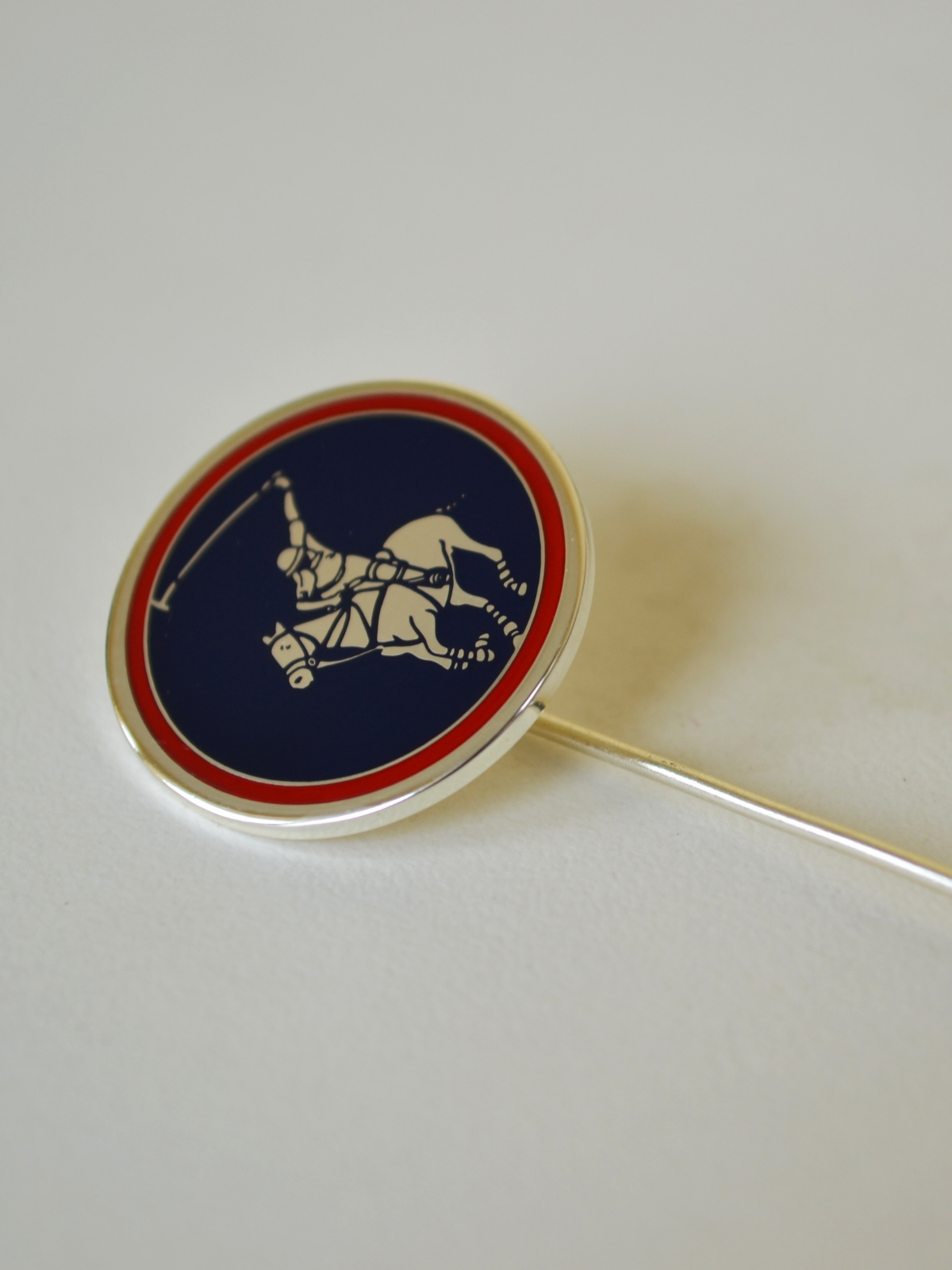 Polo Player Lapel Pin