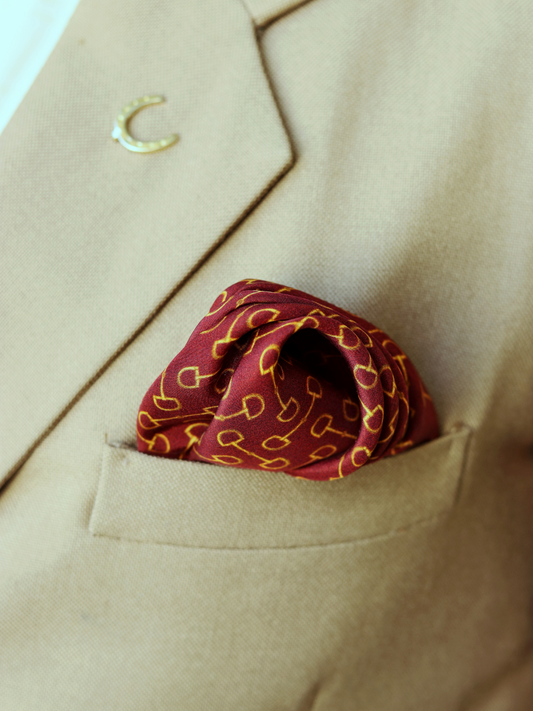 Pocket Square: Snaffle Bit