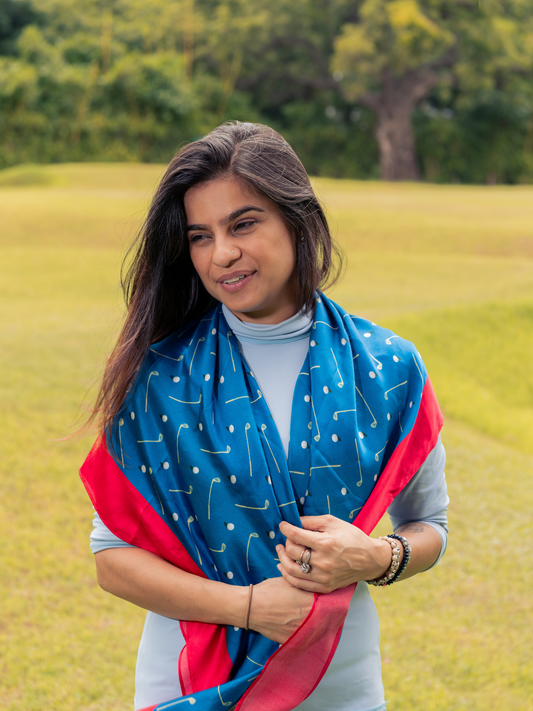 Scarf Golf Club Blue
