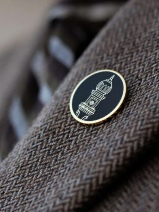 Clock Tower Lapel Pin