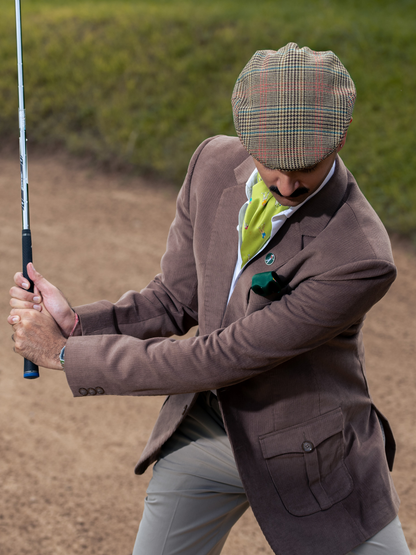 Pocket Square Golfer Green