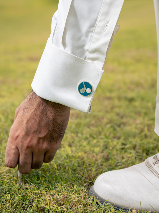 Cufflinks Golf Club Blue