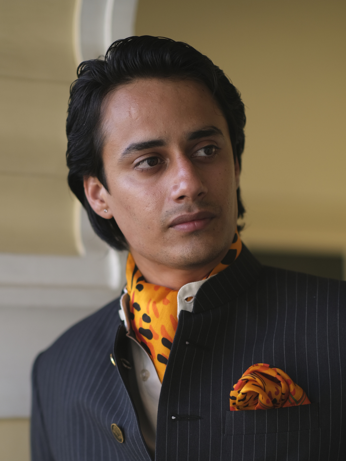 Yellow Pocket Square Jaipur