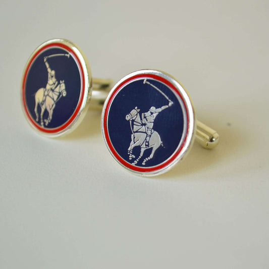 Cufflinks: Polo Player