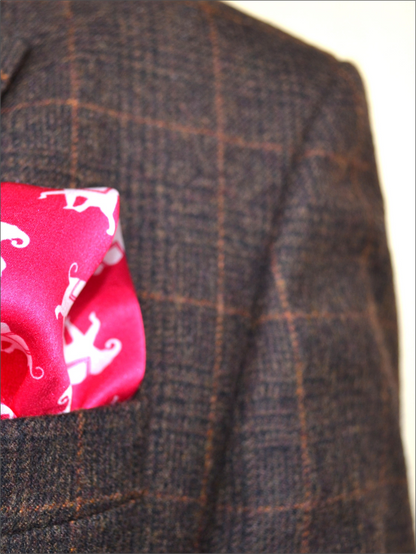 pink elephant pocket square