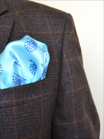 Sky Blue Pocket Square