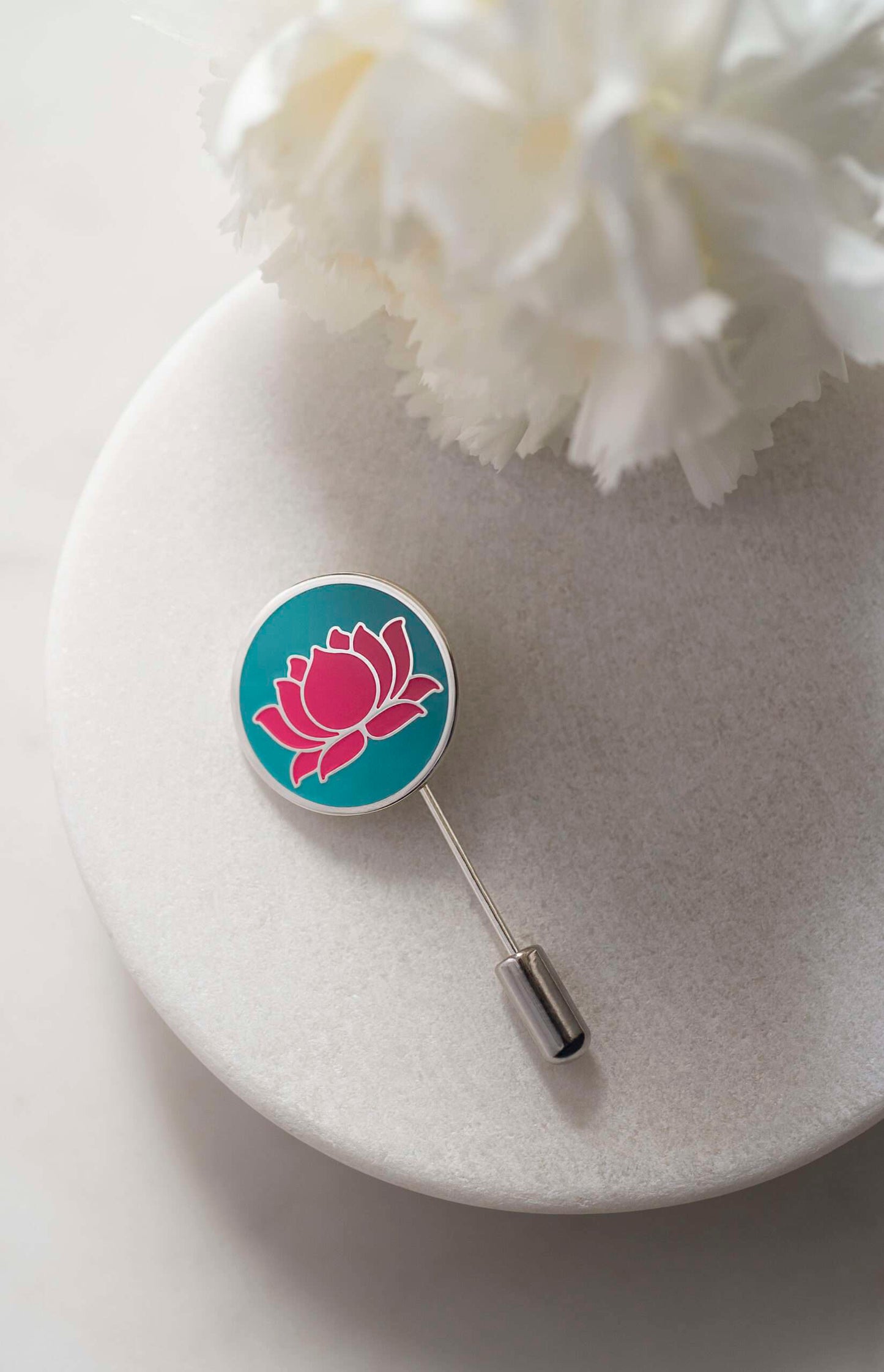 Lapel Pin Lotus Khatudesigns