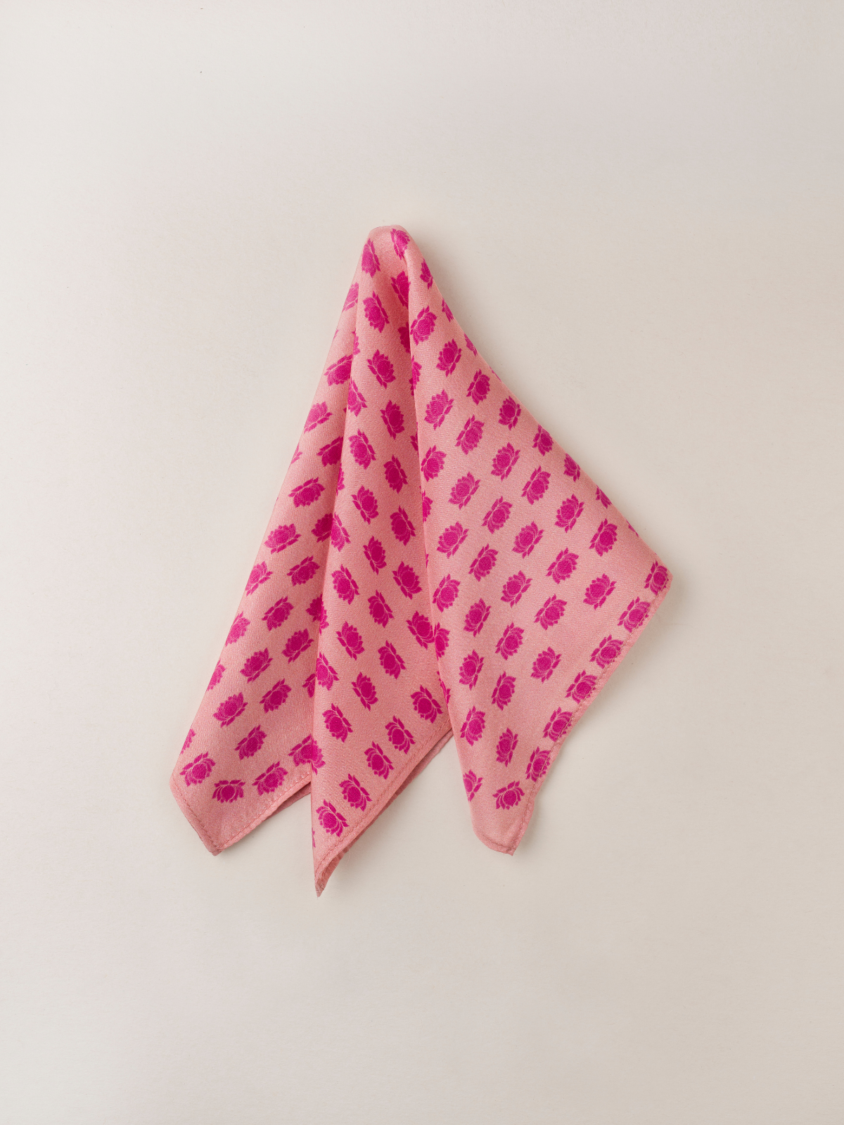 Jaipur Lotus Pink Pocket Square