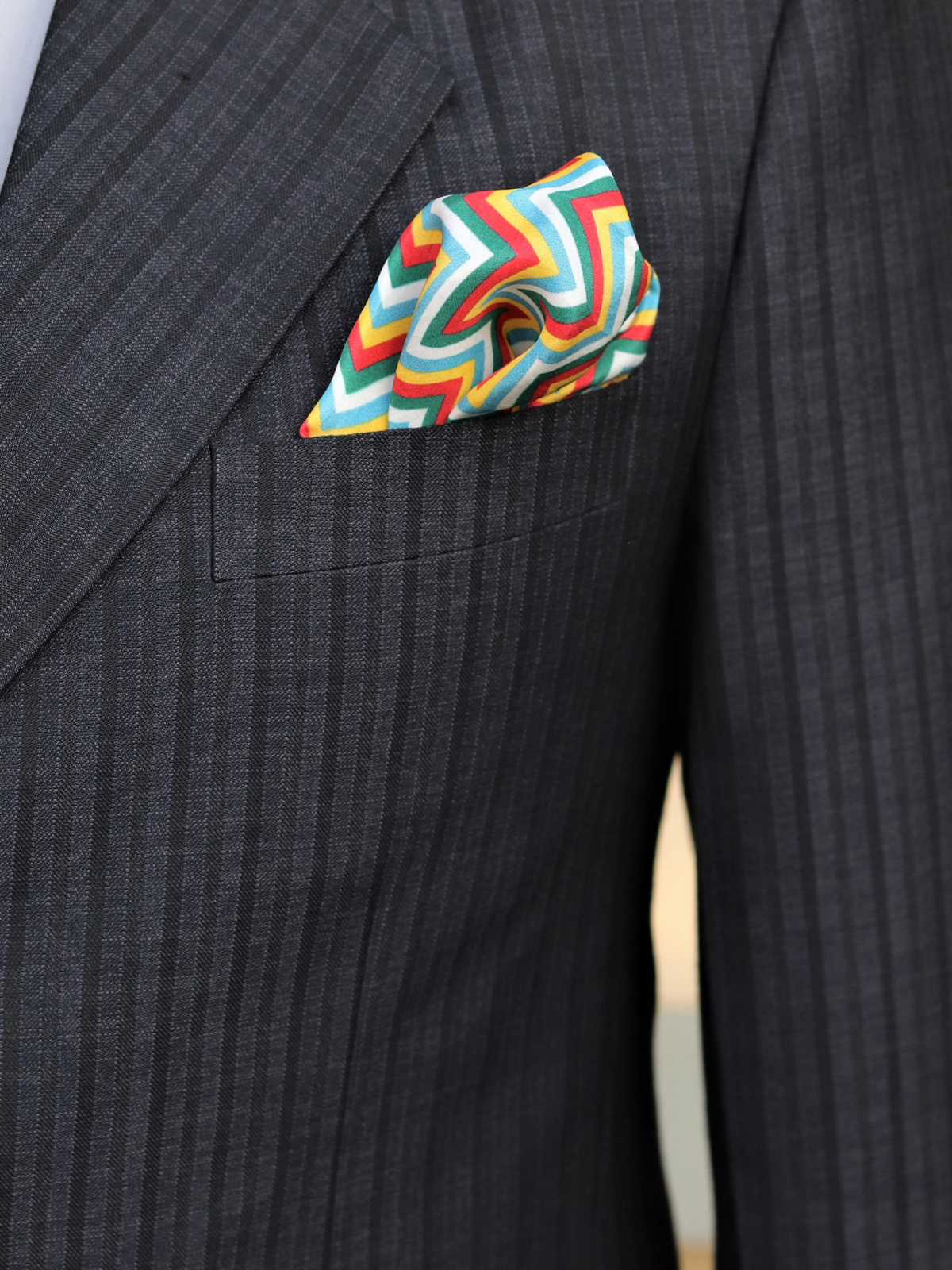 Pocket Square Chevron