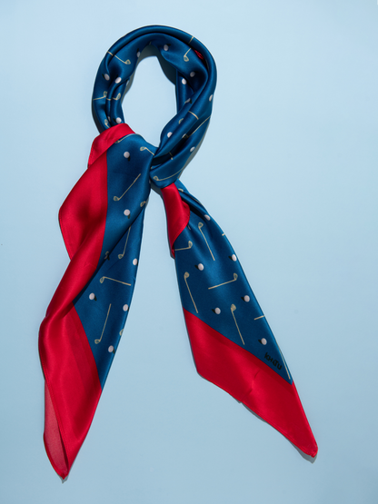 Scarf Golf Club Blue