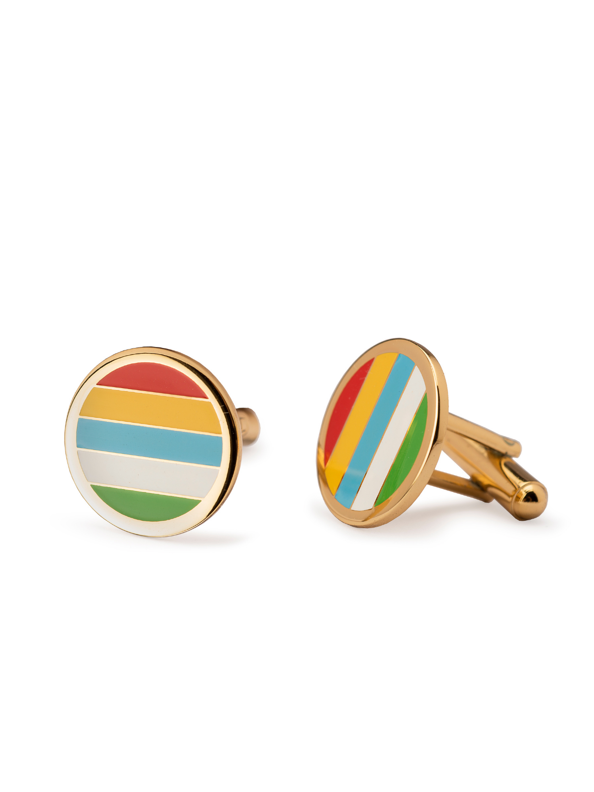 Printed Round Cufflinks