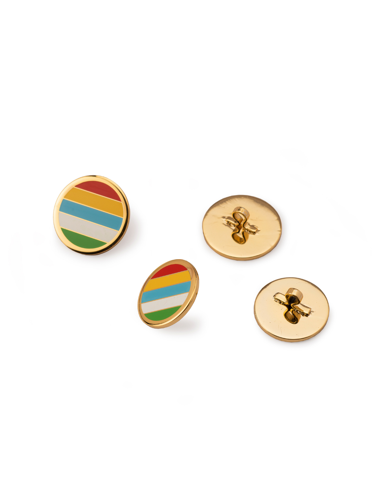 Printed Round Cufflinks